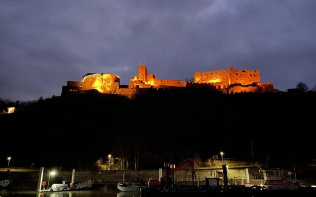 Musikalische Ferienwohnung mit Rheinblick