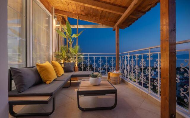 Panoramic view!Penthouse 120qm of sea & mountain