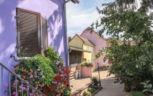 RiA©sidence jaune et rose 39922
