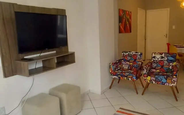Apto 2 qtos - acesso exclusivo á praia, 30mts
