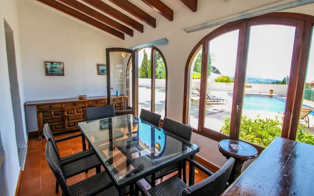 Canto De Hada - well furnished villa with panoramic views in Moraira