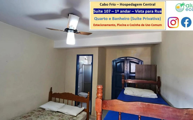 Cabo Frio - Hospedagem Central - Aluguel Economico