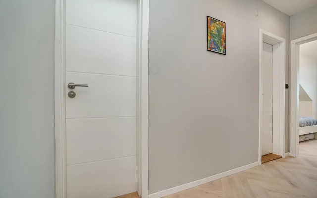 Big 4-bedroom flat, terrace with great Vítkov view