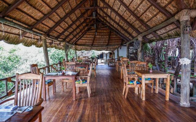 Saadani Safari Lodge - bush, river, beach