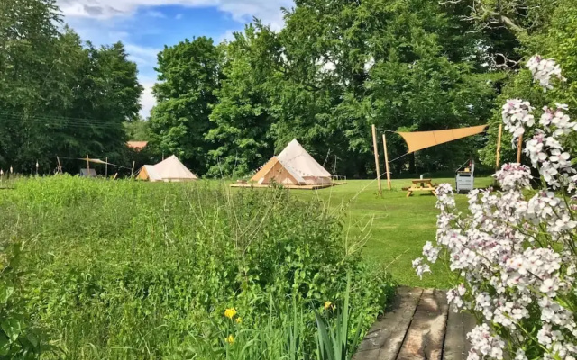 Luxury Bell Tent in Norfolk With Scenic Garden