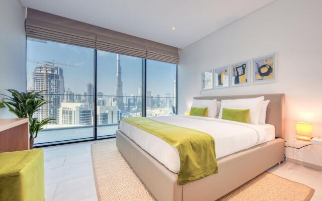 Luxury Apt W Burj Khalifa Vw Dubai Canal Access