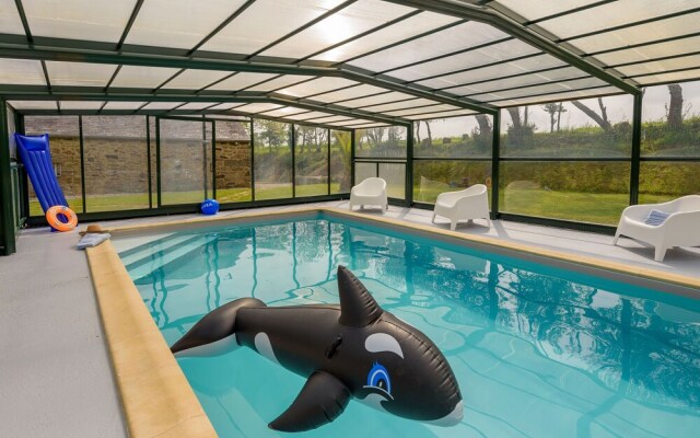 Chic Cottages in Plouguin France With Private Swimming Pool