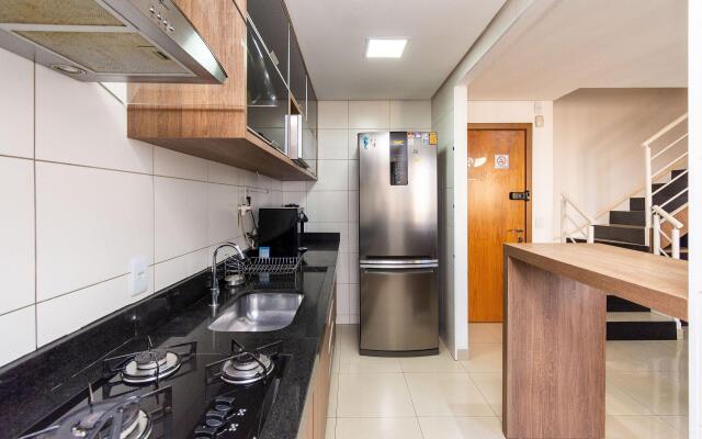 Confortável duplex 2 quarto no Bueno - TH918