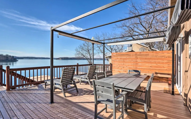 Dock + Slip: Lakefront Linn Creek Home!