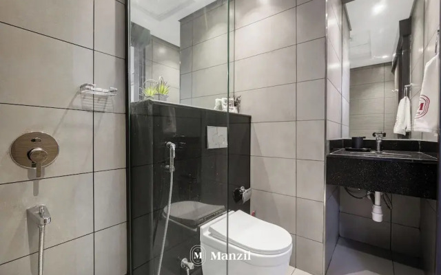 Manzil-Stylish 1BR with Maid room in JVC