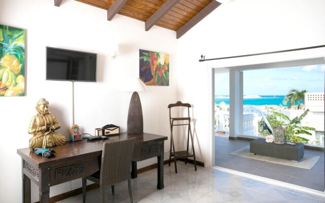 Villa With 3 Bedrooms in ST Martin, With Wonderful sea View, Private P