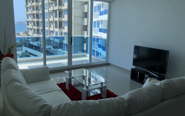 Spectacular Ocean Front Apartment In Santa Marta