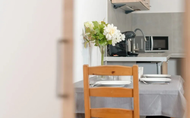 Grey and Beige Poznan Studio by Renters