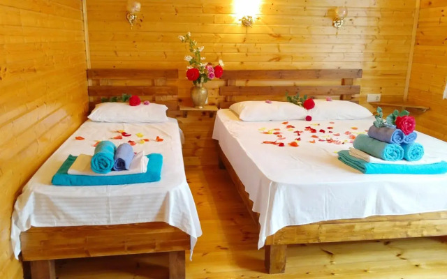 Guest house Abkhazian courtyard
