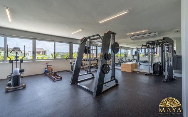 NHOA 208A Lux 2BR Condo Jungle View in Aldea Zama