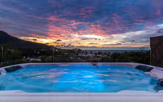 Kamala Sea View villa with private pool and rooftop jacuzzi