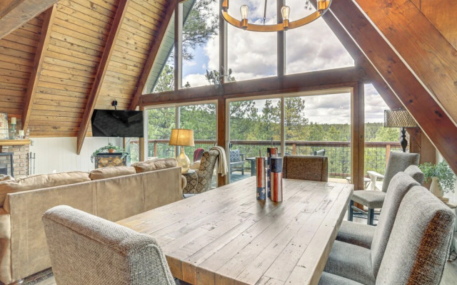Flagstaff A-frame Cabin w/ Deck & Lovely Views!