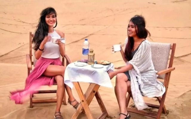 Golden Sandstone Hotel Desert Safari Camp
