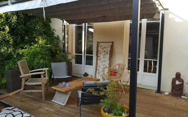 Chambre en ville dans un esprit campagne