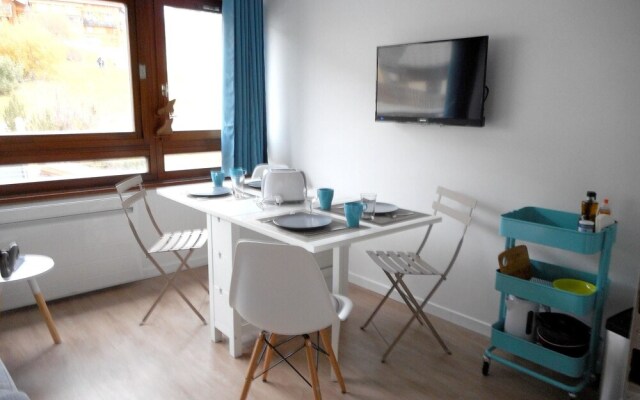 Studio in Huez, With Wonderful Mountain View