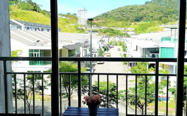 Misty Wonderland Next to Night Market