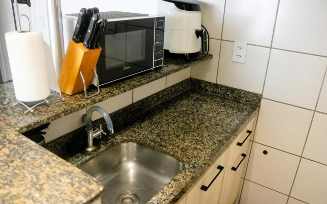 Apartamento com Varanda vista mar, Max 4 Pessoas