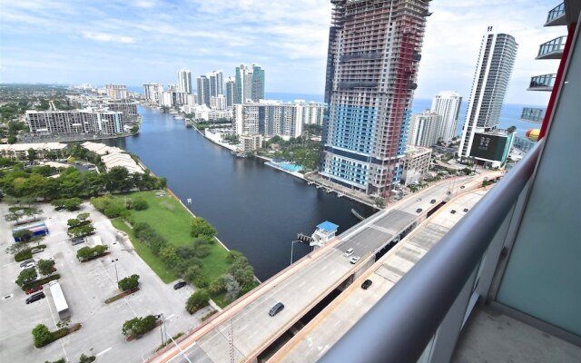 Bay, Ocean & Skyline View 2 Bed 2 Bath Residence @ Beachwalk Resort
