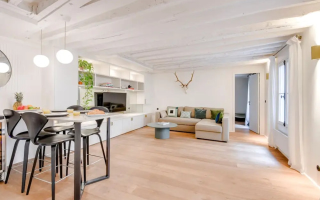 Modern 1BR Close to Eiffel & Seine