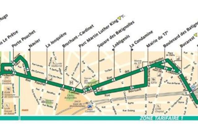 Arty 20m² district of BATIGNOLLES