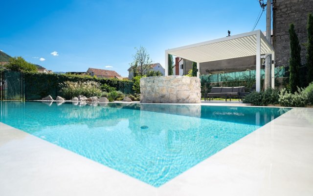 "villa Lastva is a Five Star Seafront Luxury Villa With Privite Pool"