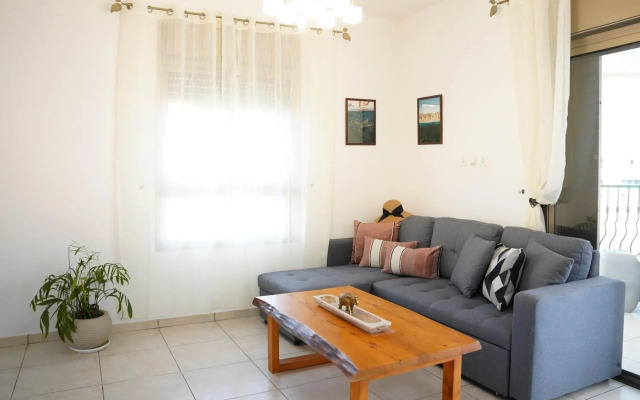 two bed room apartment 5 min walk to the beach