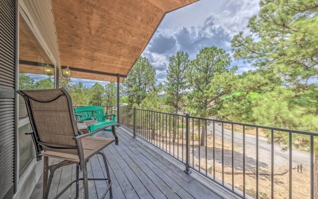 Ruidoso Home w/ Deck, Grill & Pool Table!