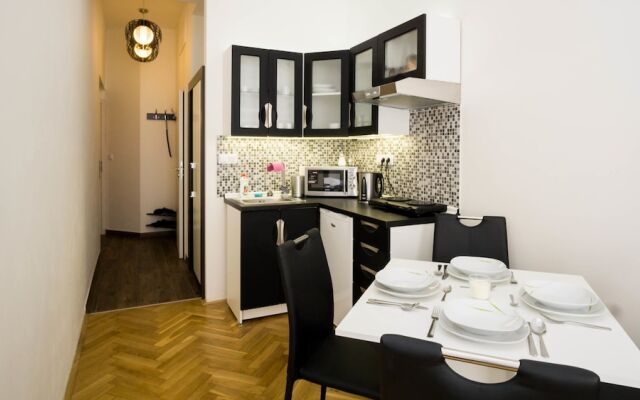 Black & White Apartment by Wenceslas Sq.