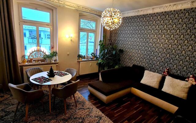 Cozy holiday apartment in Falkenstein with a fireplace