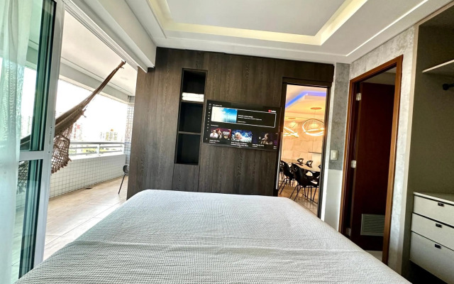 Beira Mar Apto 16º andar Luxo 2 quartos