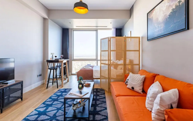 Studio Flat With Panoramic City View in Atasehir