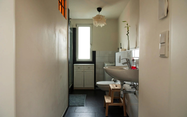 Wölkchen - Wohnung mit Balkon, Holzdielen & TV