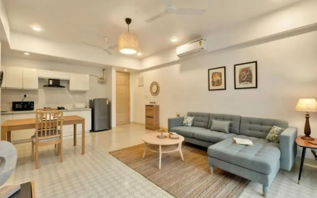 Sol Banyan by Hireavilla - 1BR w Pool in Candolim