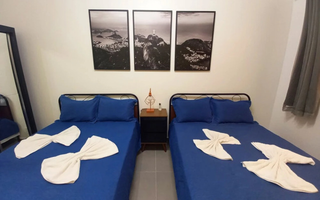 Moderno Qto&Sala na Praia de Copacabana