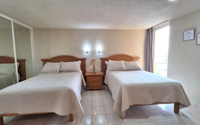 Ocean view 2BR Condo downtown Cozumel