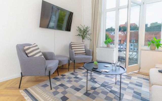 Hansekoje direkt an der Hafenspitze