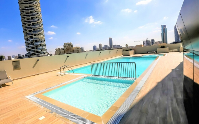 Amazing 1bedroom Park View JVC - With Balcony - Hotel in ดูไบ - Photo 3
