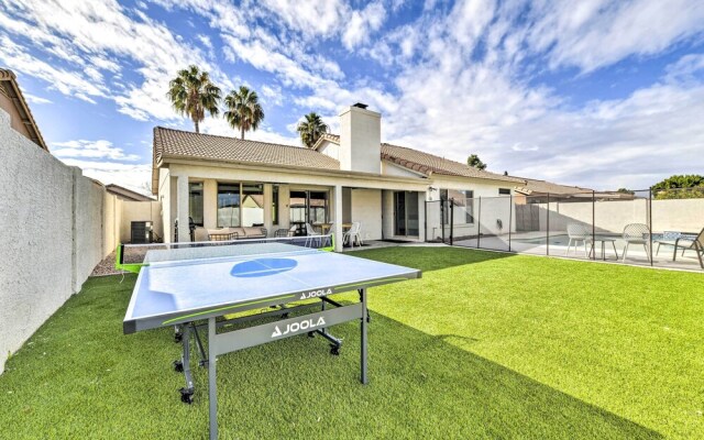 Pool, BBQ & Patio: Gilbert Getaway Near Golfing