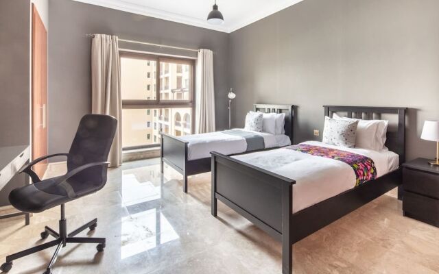 Luxury 2BR Apt Beach Club Full Sea View