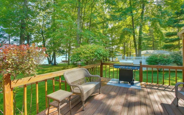 Interlochen Lake House w/ Deck, Fire Pit & Dock!