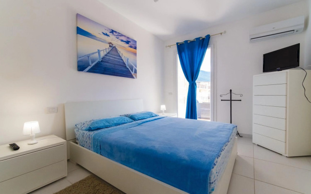 Apartment window on the sea