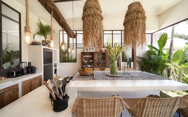 Fabulous 3BR Boho-chic Style, Umalas With Staff