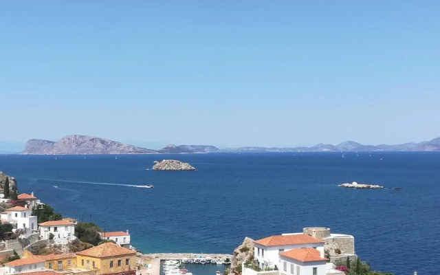 Panoramic Views Home in Hydra, Greece
