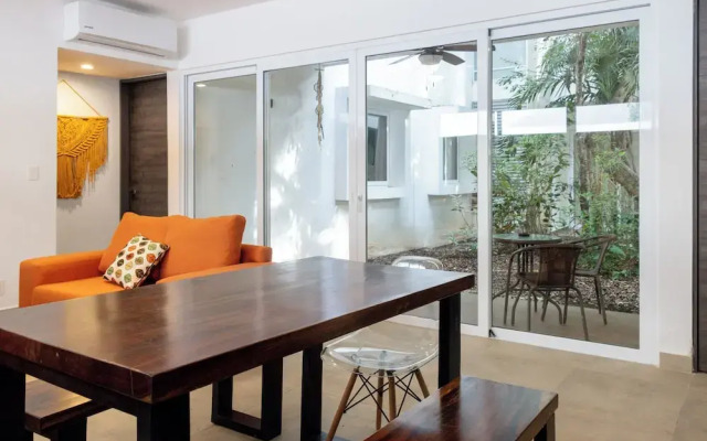Modern Apt Tulum with 2 BDR Gym & Pool