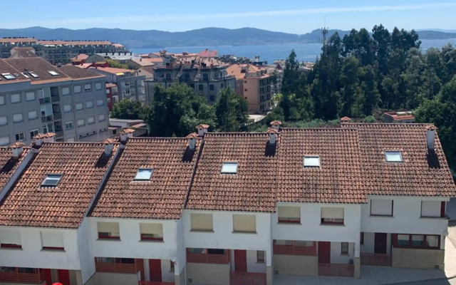 Apartamento con piscina en el centro de Sanxenxo